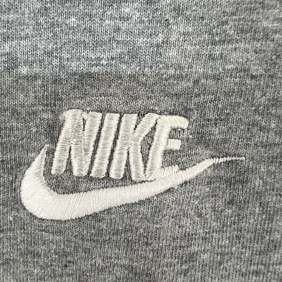 NIKE Hoodie Pullover Sweatshirt Men Large Gray Blue Tag Long Sleeve - Picture 3 of 15